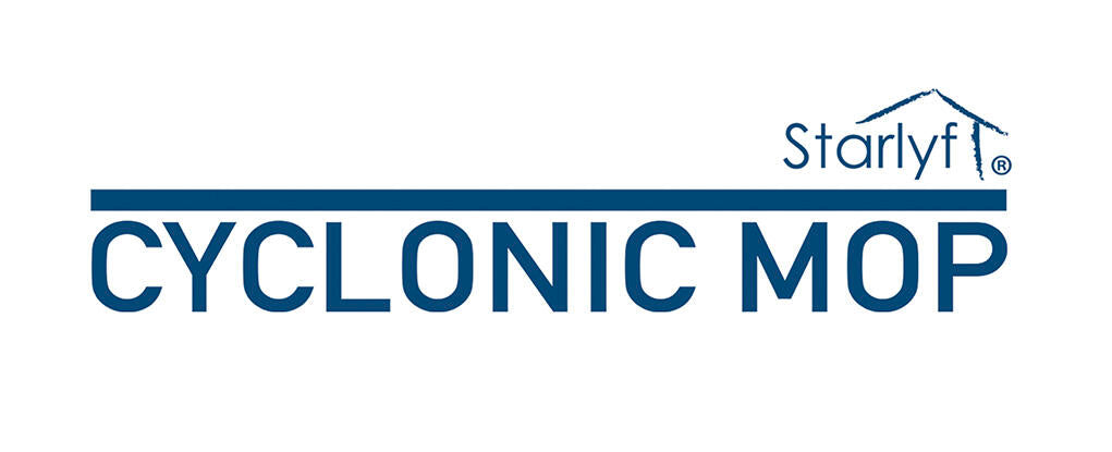 Mopa giratoria 360° que limpia, seca y pule en un solo paso.