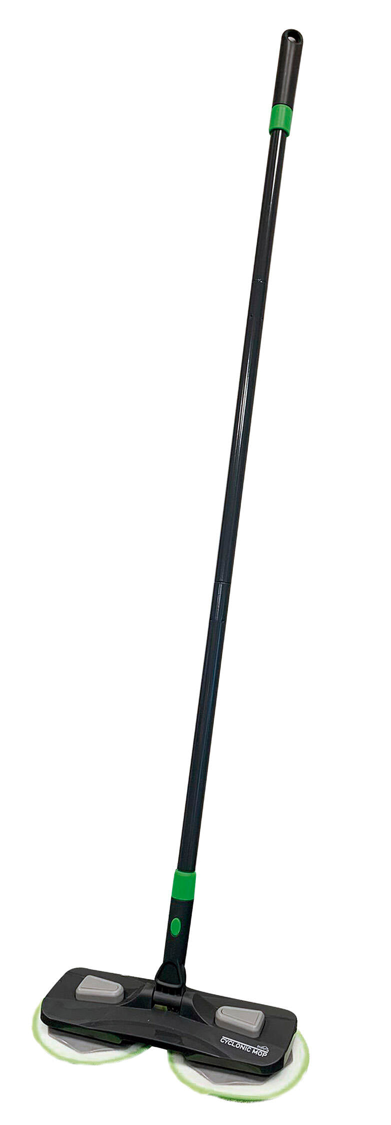 Mopa giratoria 360° que limpia, seca y pule en un solo paso.